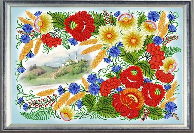 Рисунок на ткани для вышивания бисером «Щедрые края» — картинка 2