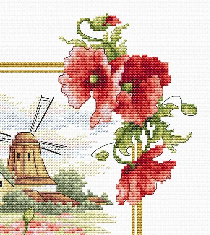 Набор для вышивания «Родные просторы. Маки» — картинка 10