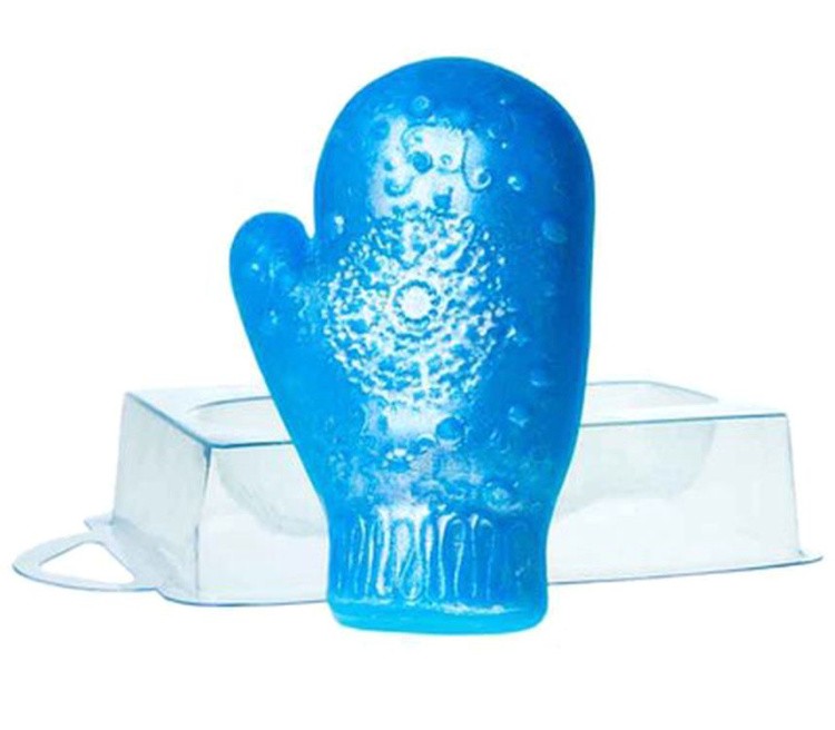Пластиковая форма для мыла №01 «Варежка кружевная»