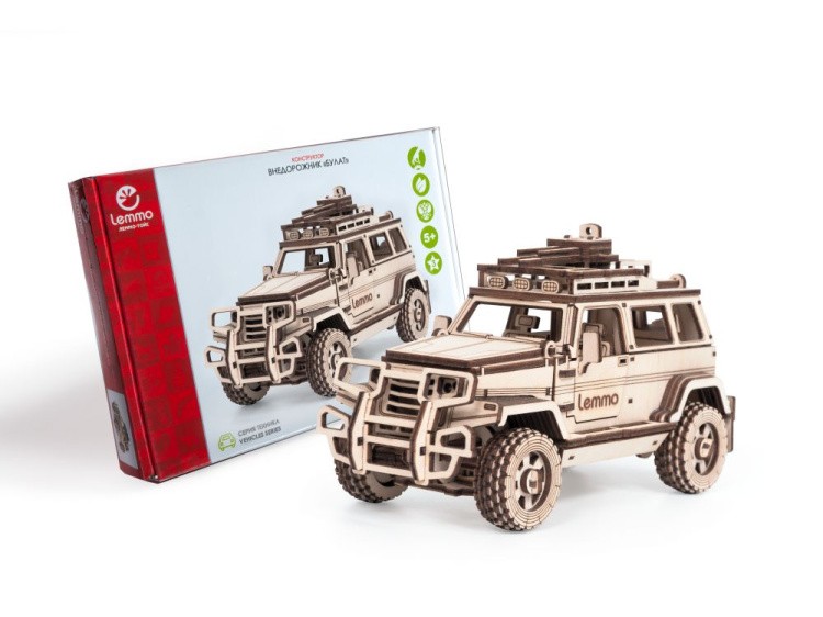 Конструктор из дерева «Внедорожник Булат», Lemmo — картинка 6