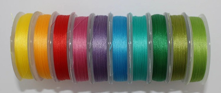 Нить для бисера Tytan 100 Микс3 яркие тона 100 м (10 шт.) — картинка 2