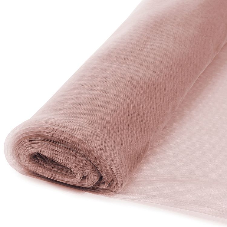 Еврофатин мягкий матовый Hayal Tulle, 5 м, ширина 300 см, цвет: бледно-персиковый, Hayal — картинка 4