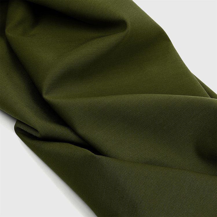 Ткань Костюмная Гальяно, 1 м х 150 см, 200 г/м², цвет: хаки, TBY — картинка 5