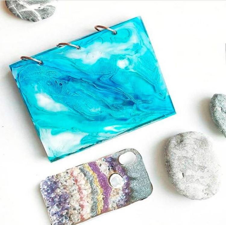 Эпоксидная смола для рисования и бижутерии One-to-One (средняя густота) 1000 г, Resin Pro — картинка 2