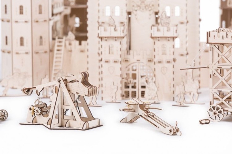 Конструктор из дерева «Большой средневековый замок», Playwood — картинка 4