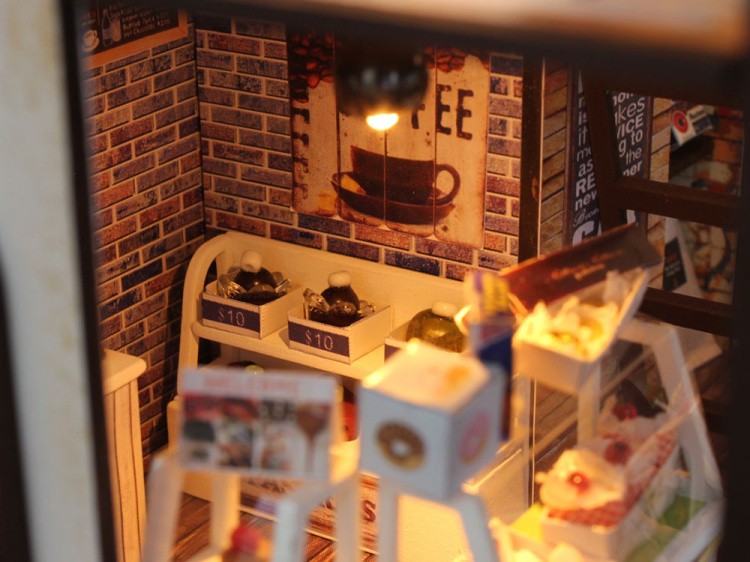 Набор для создания миниатюры (румбокс) «Coffee House» — картинка 12