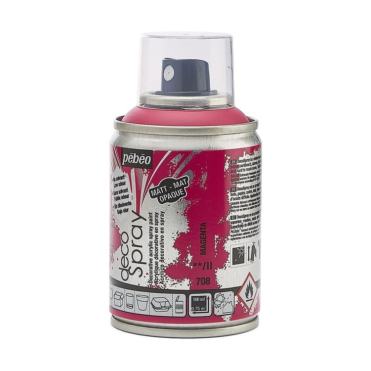 Краска на водной основе decoSpray, 093708 Пурпурно-красный — картинка 3