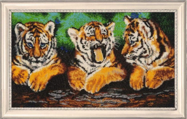 Набор для вышивания «Три тигрёнка»
