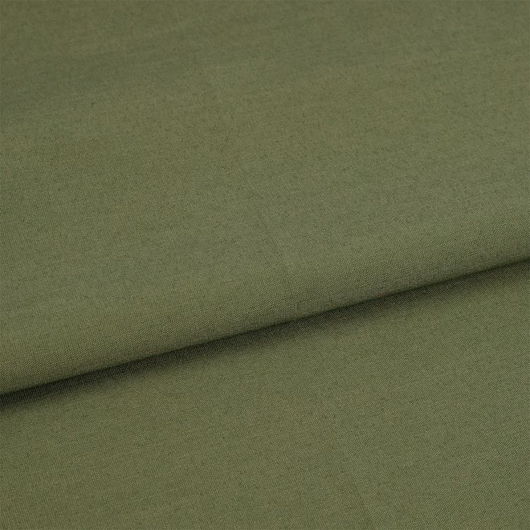 Ткань ТиСи поплин стрейч, 5 м x 150 см, 110 г/м², цвет: оливковый, TBY — картинка 2