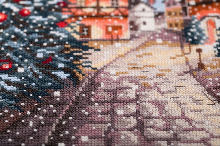 Набор для вышивания «Новогодняя улочка» — картинка 4