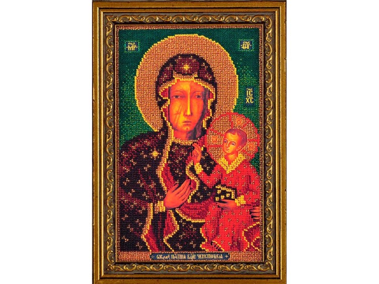 Набор вышивки бисером «Ченстоховская Богородица» — картинка 2