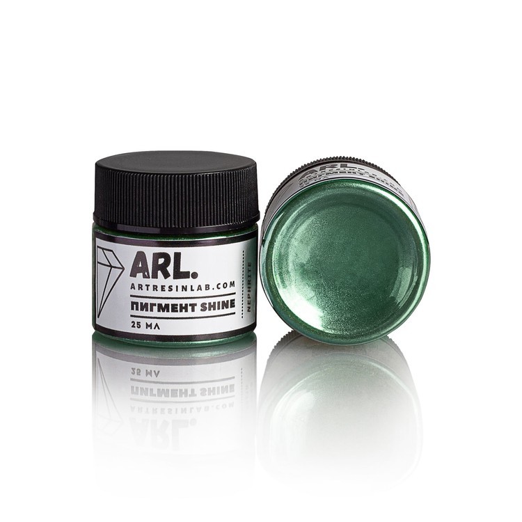 Пигмент SHINE NEPHRITE, нефрит 25 мл, Art Resin LAB — картинка 2