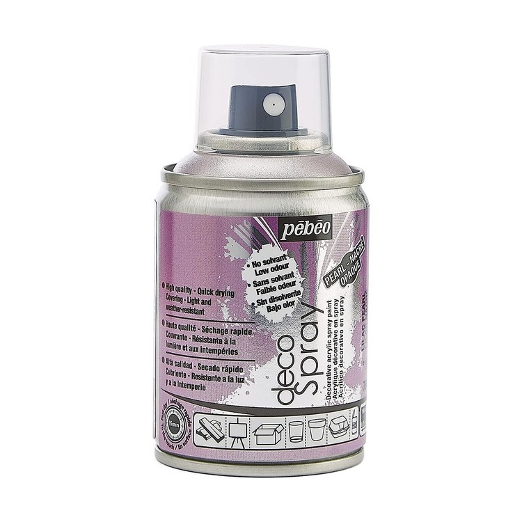 Краска на водной основе decoSpray, 093764 Лиловый перламутровый — картинка 4