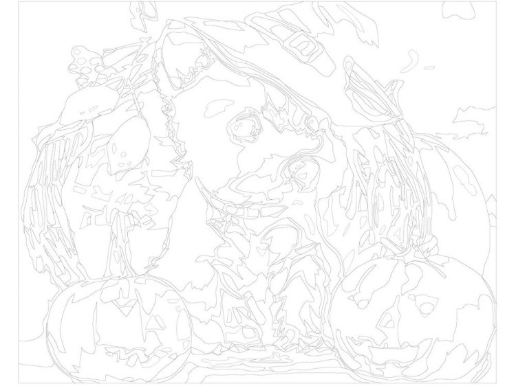 Картина по номерам «Счастливого Хэллоуина» — картинка 3