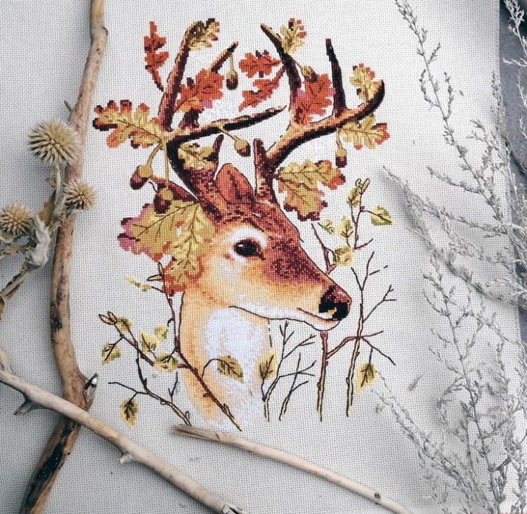 Набор для вышивания «Лесной олень» — картинка 2
