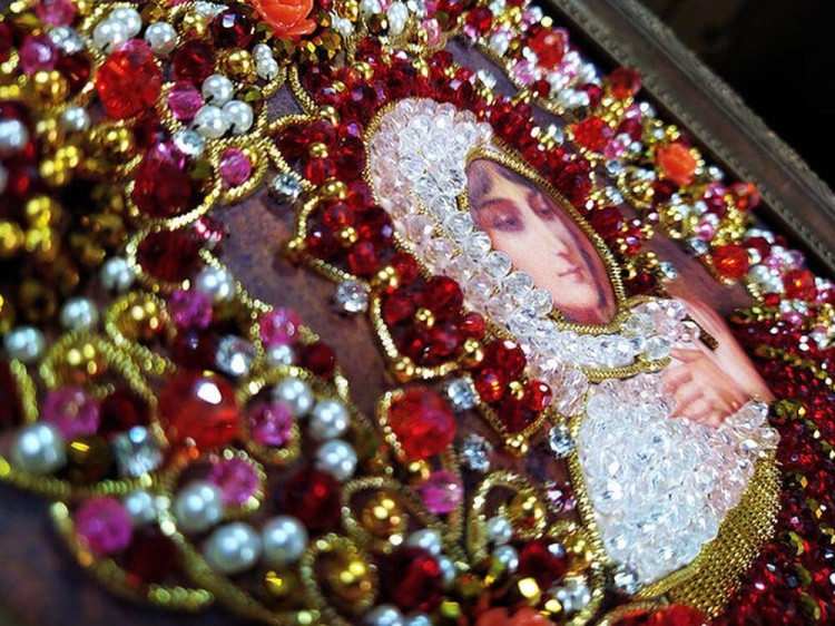 Набор вышивки хрустальными камнями «Святая Анастасия» — картинка 4