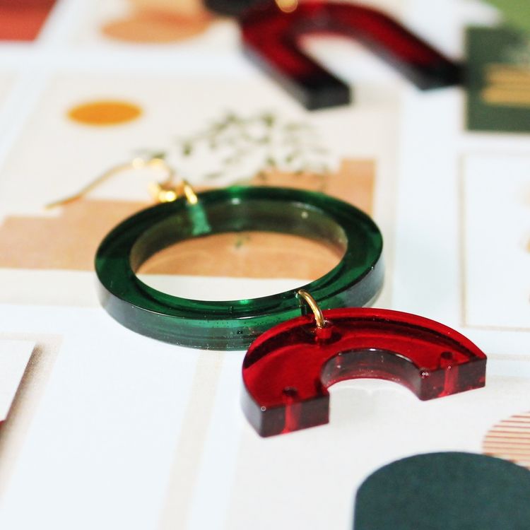 Набор для создания украшений из эпоксидной смолы «Серьги #5», FancyOn — картинка 7