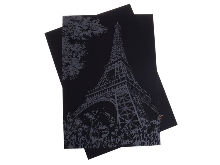 Скретч-картина «Paris» (цветная) — картинка 2