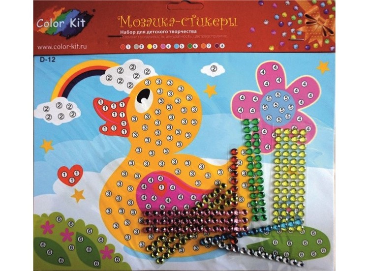 Мозаика из стикеров «Утенок» — картинка 3