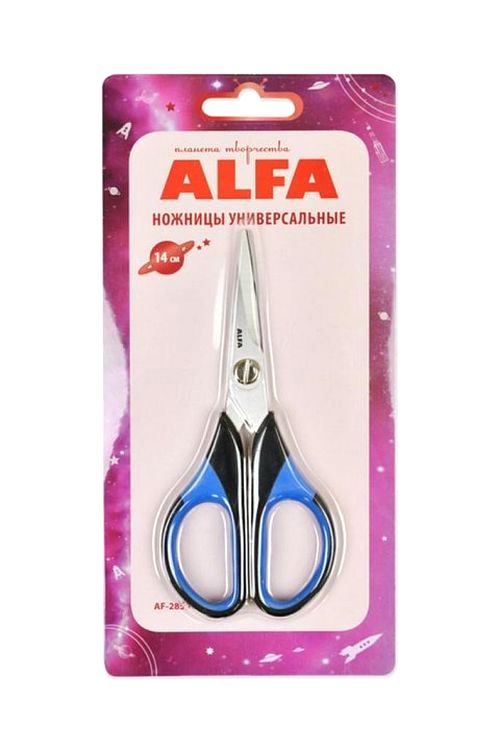 Ножницы универсальные, 14 см, ALFA — картинка 5