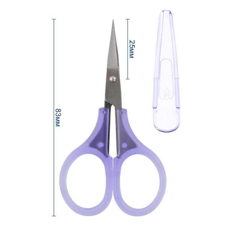 Ножницы для рукоделия, 83 мм, фиолетовые, Gamma — картинка 3