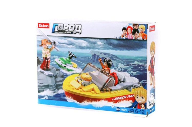Конструктор «Город. Катер», 129 деталей — картинка 2