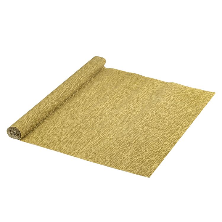 Бумага гофрированная (креповая), металлик, 110 г/м2, ЗОЛОТАЯ, 50х250 см, ОСТРОВ СОКРОВИЩ — картинка 3