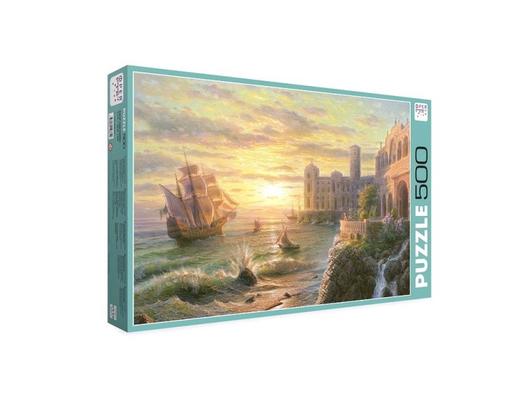 Пазлы «Закат над морем» — картинка 2