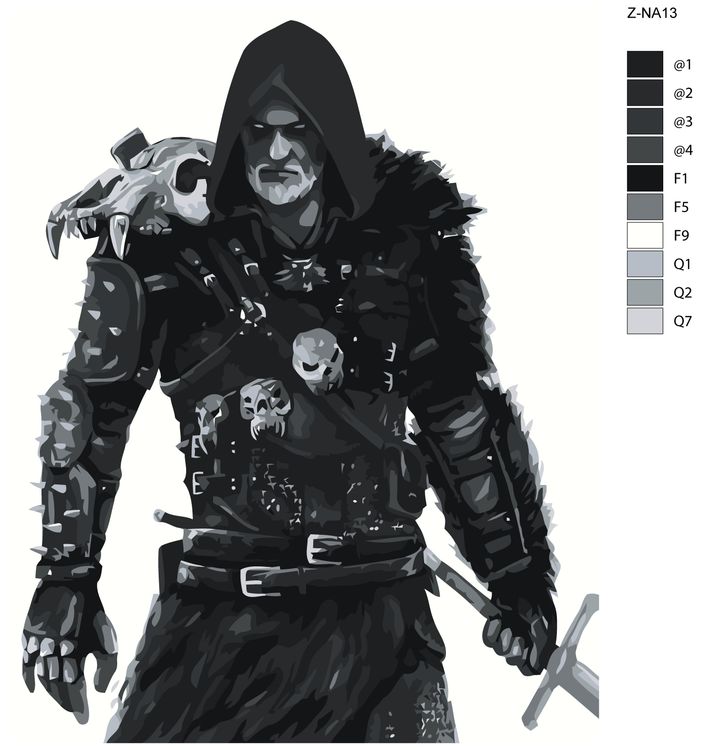 Картина по номерам «Охотник» — картинка 2