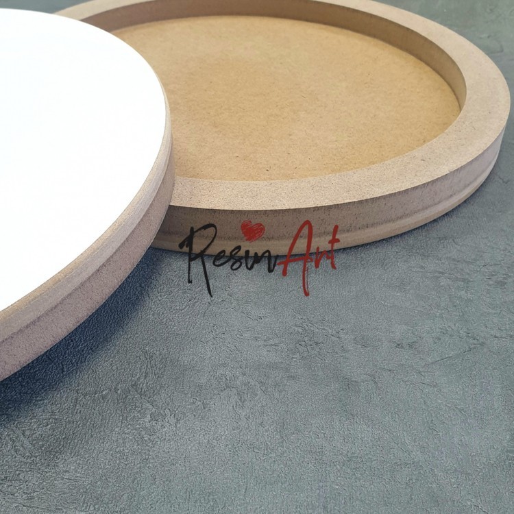 Артборд - Круг (с ламинацией) на подрамнике 1,6 см (30 см), 1 шт., ResinArt — картинка 2