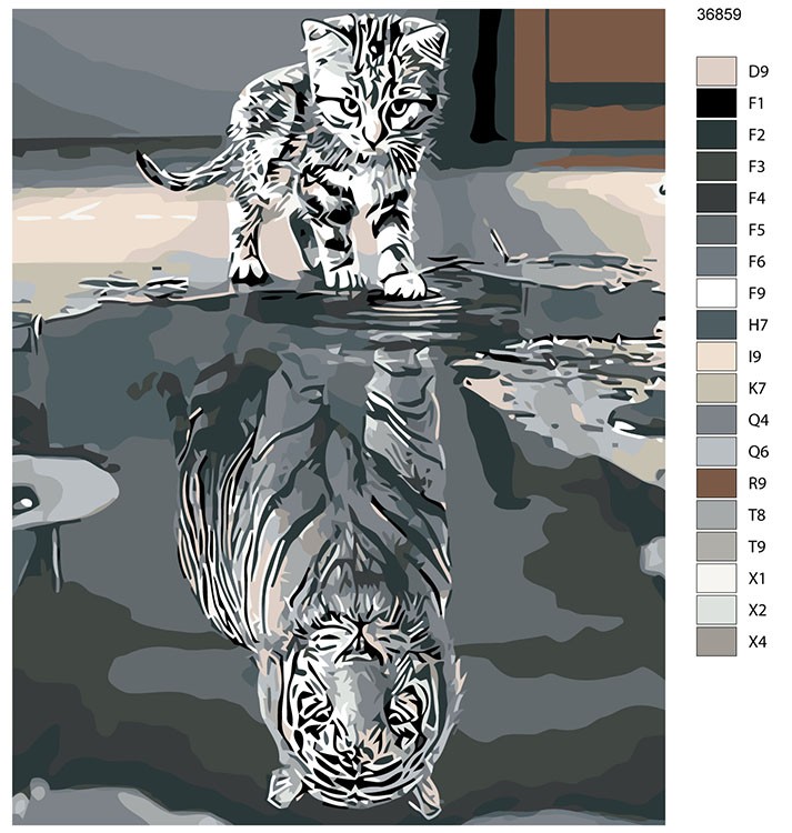 Картина по номерам «Я вырасту» — картинка 2