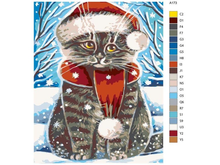 Картина по номерам «Зима пришла» — картинка 2