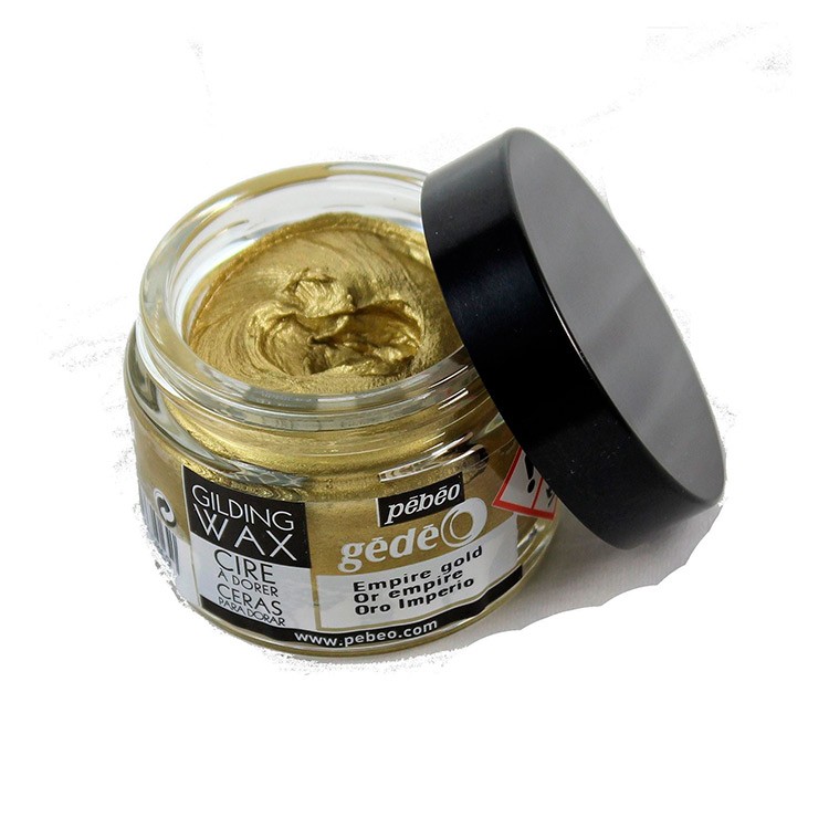 Воск (вакса) для золочения Gedeo 30 мл, цвет: под золото ампир, Pebeo — картинка 2