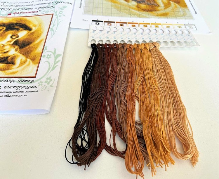 Набор для вышивания «Мать и ребенок» — картинка 7