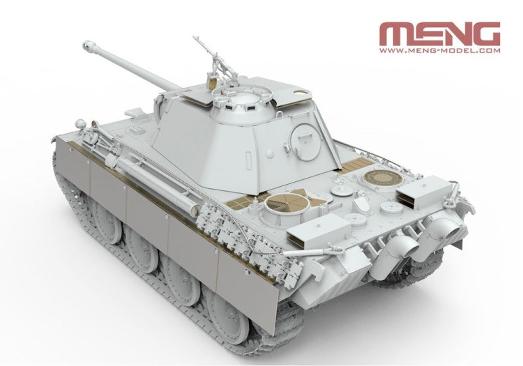 Сборная модель танка «German Medium Tank Sd.Kfz.171 Panther Ausf.G Early/Ausf.G with Air Defense Armor», пластик, масштаб 1:35, MENG — картинка 2