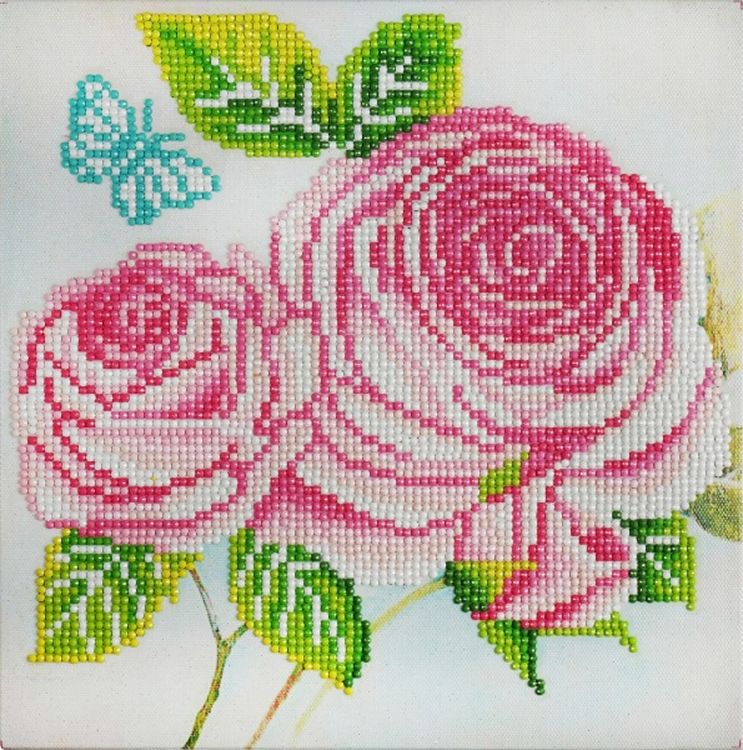 Алмазная вышивка «Винтажные розы» — картинка 2