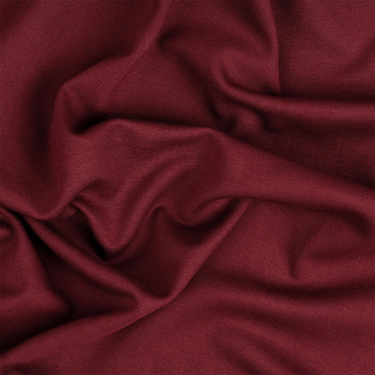Ткань Джерси, 5 м x 155 см, 350 г/м², цвет: бордовый, TBY — картинка 5