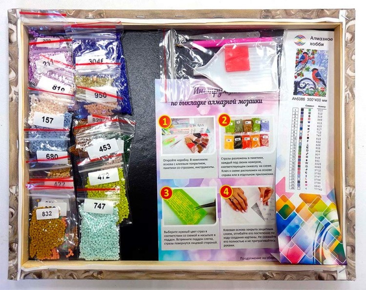 Алмазная вышивка «Цветочная нежность» — картинка 4