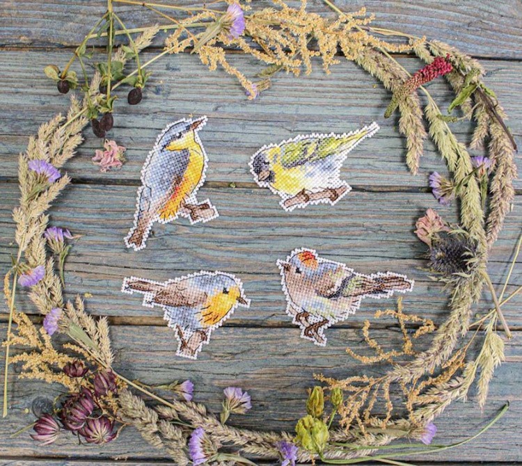 Набор для вышивания «Звонкие птички. Магниты» — картинка 3