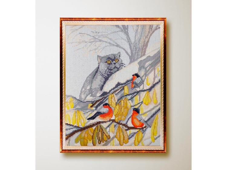 Алмазная вышивка «Зимняя охота» — картинка 2