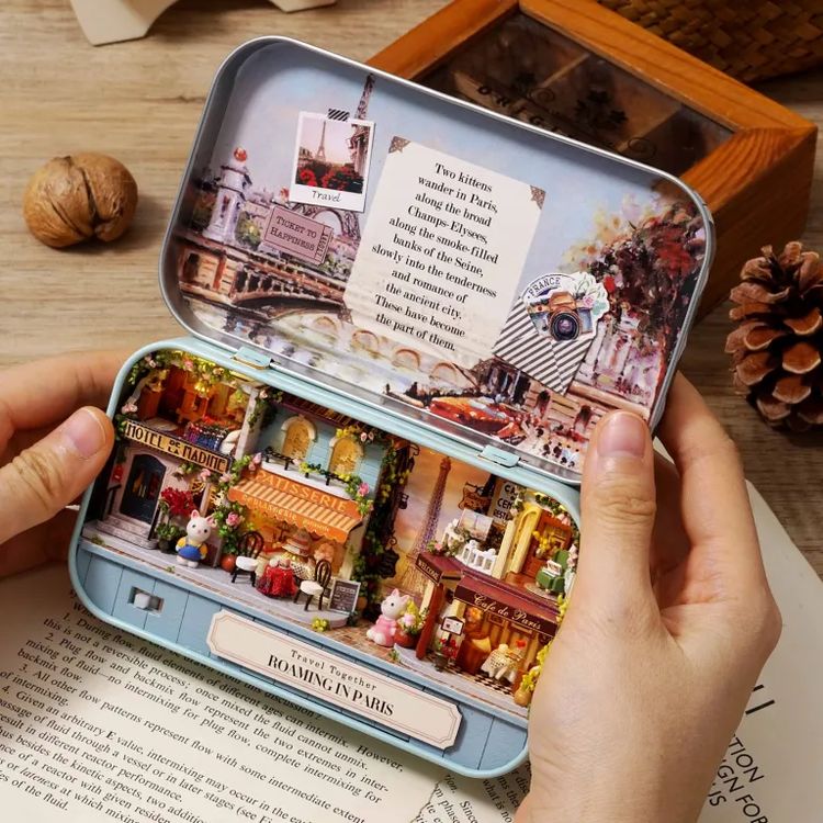 Сборная модель (румбокс) в шкатулке «Прогулка в Париже» — картинка 6