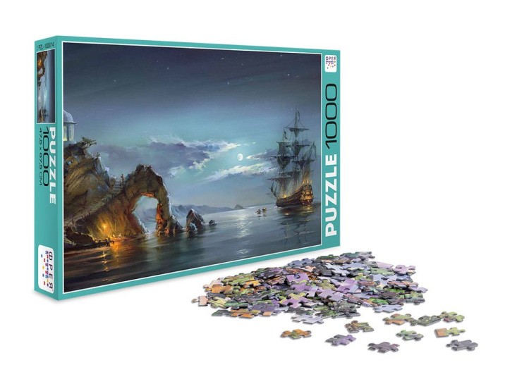 Пазлы «Лунная ночь» — картинка 4