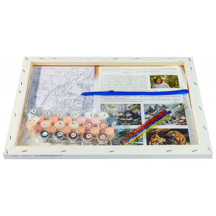 Картина по номерам «Инь-ян» — картинка 3