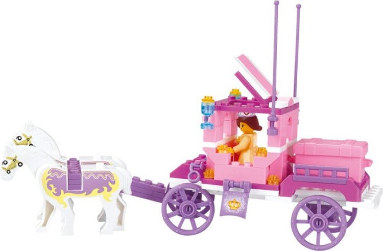 Конструктор «Розовая мечта. Королевская карета», 137 деталей — картинка 2