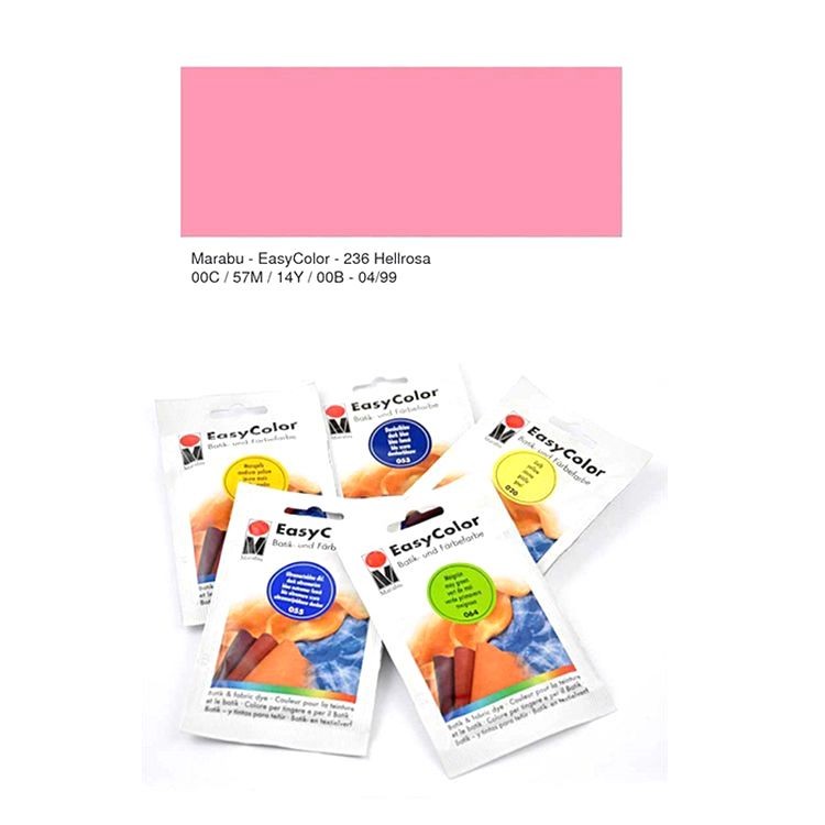 Краситель для ткани Marabu Easy Color, цвет: 236 светло розовый, 25 г