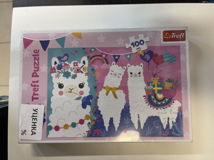 УЦЕНКА. Пазл «Веселые ламы» (помята упаковка) — картинка 2