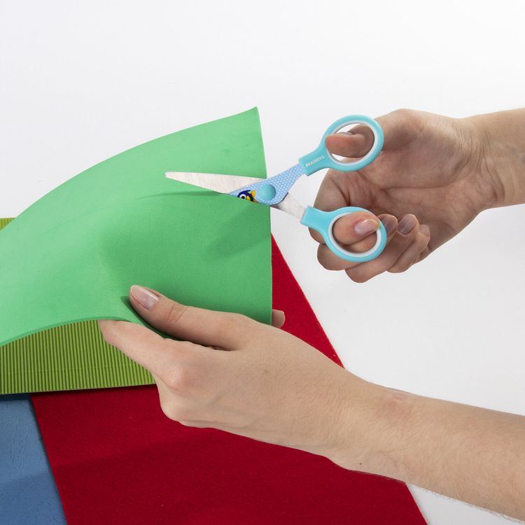 Ножницы Kid Series, 13 см, с цветной печатью «Далматин», закругленные, Brauberg — картинка 6