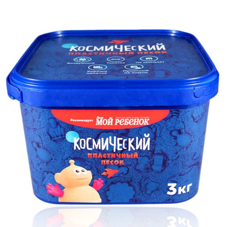 Космический пластичный песок Розовый 3 кг — картинка 4