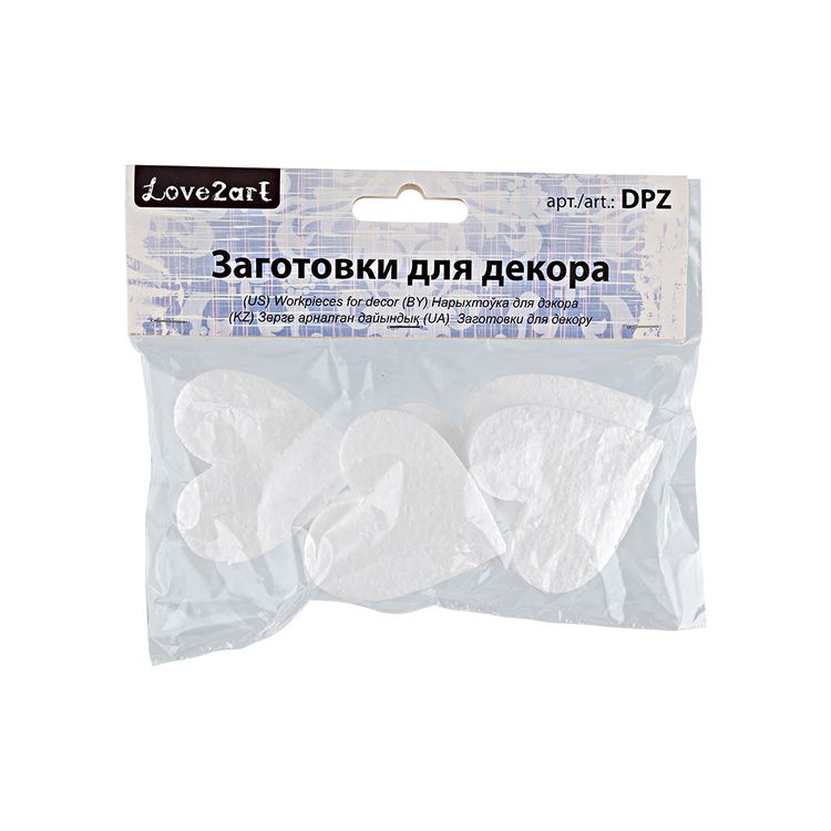 Заготовка для декорирования «Сердечки», Love2art — картинка 2