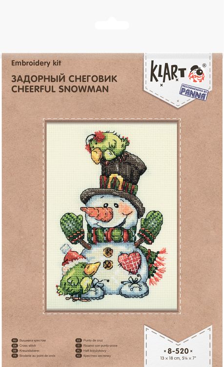 Набор для вышивания «Задорный снеговик» — картинка 6